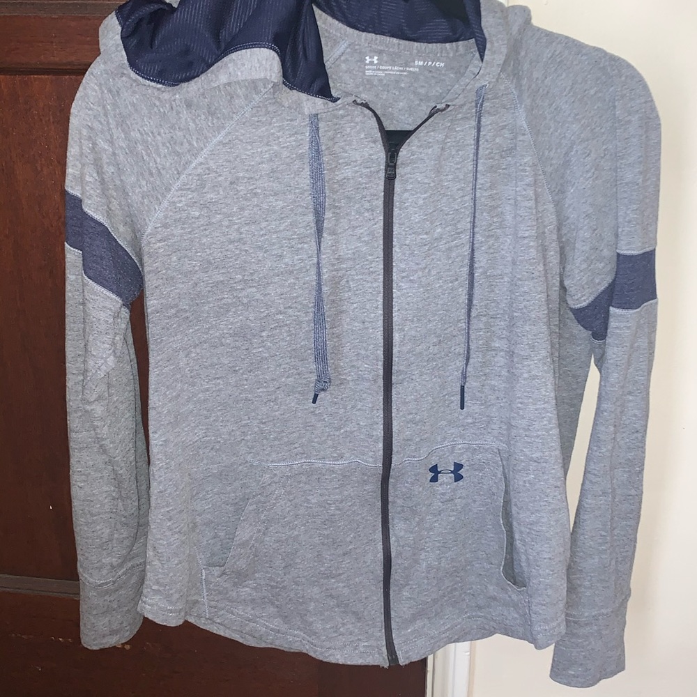 Under armour zip up hoodie
